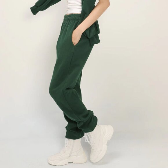 Storet Lexi Brushed Joggers Hunter Green S/M - Picture 7 of 16